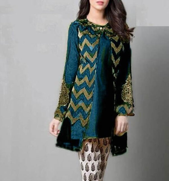 2 pcs Embroidered Lawn Dress