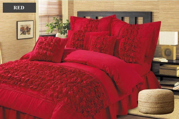 Red Color Double bed Sheet