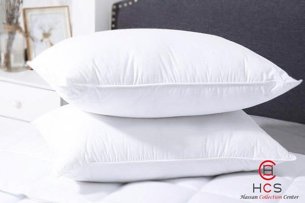 2 white color pillows