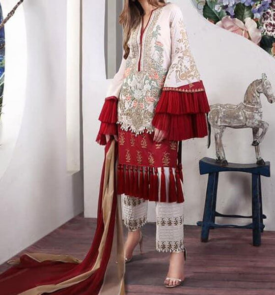 Embroidered Lawn Suit