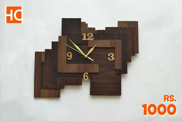 Stylish Wooden Clock